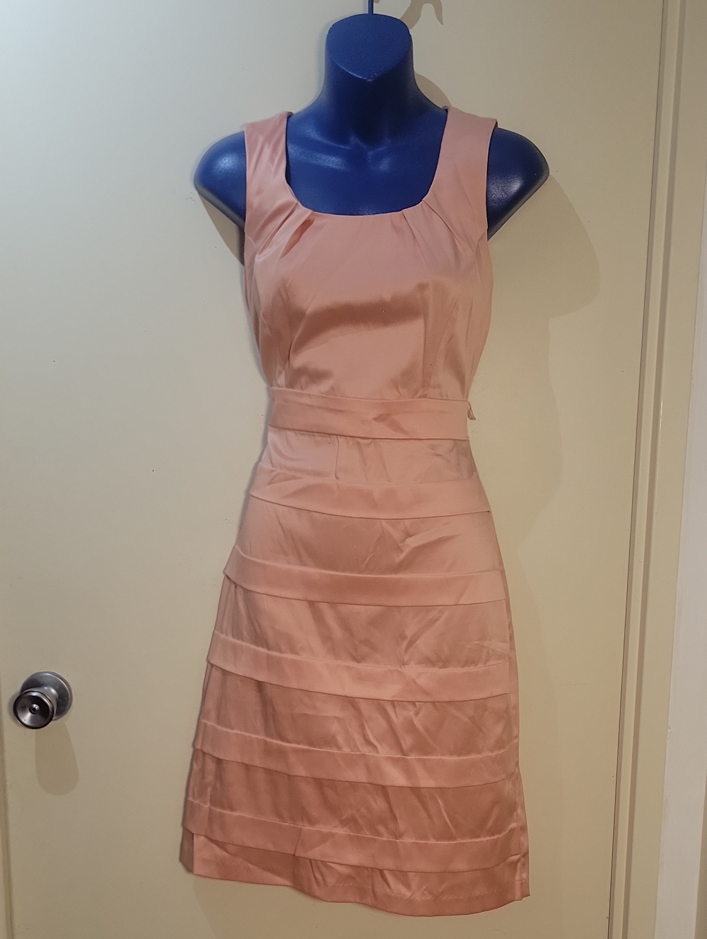Blush Pink Tiered Dress